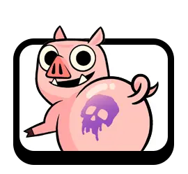 Hog Dance Clash Royal Emote QR Code